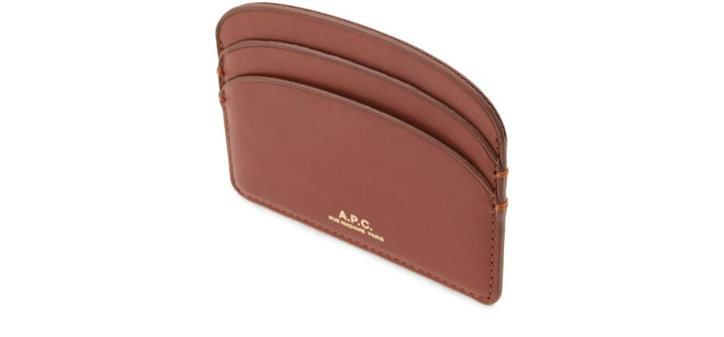 A.P.C. Demi-Lune leather card holder 5