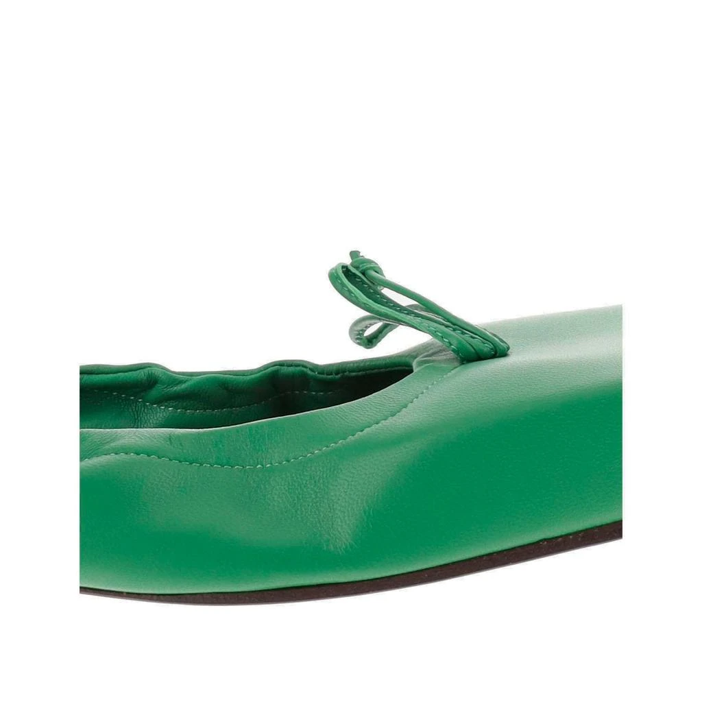 Jacquemus Jacquemus Bow Detailed Square-Toe Flats 5