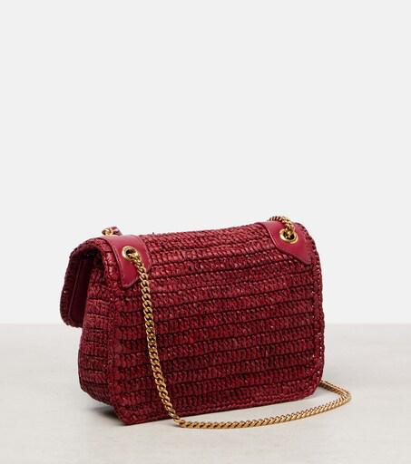Yves Saint Laurent Niki Mini raffia shoulder bag - Crossbody Bags