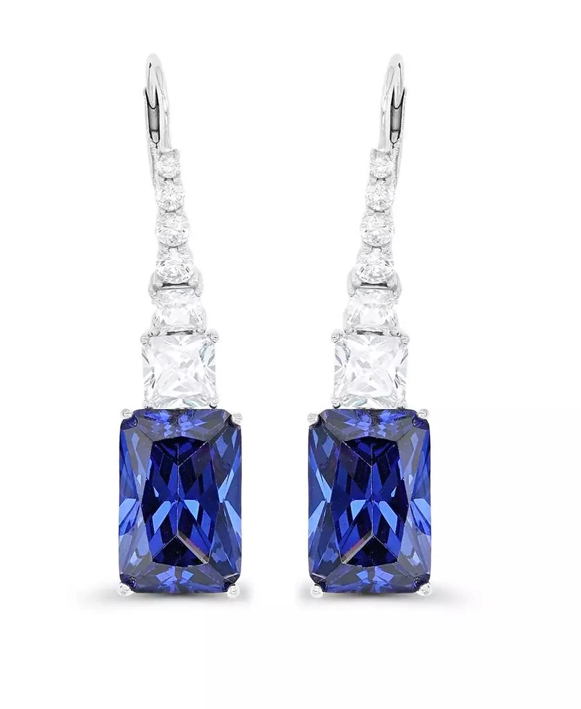 Macy
s Dangling Earrings in Sterling Silver with Tanzanite 3