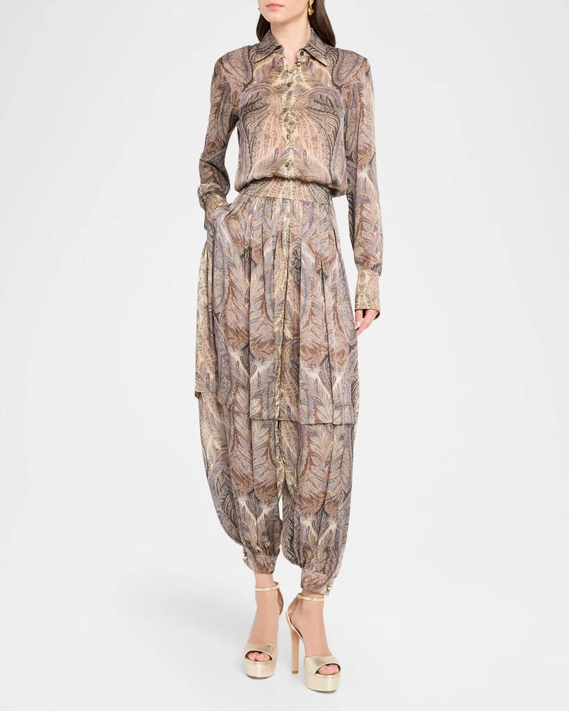 Zimmermann Hypnotic Silk Harem Pants 2