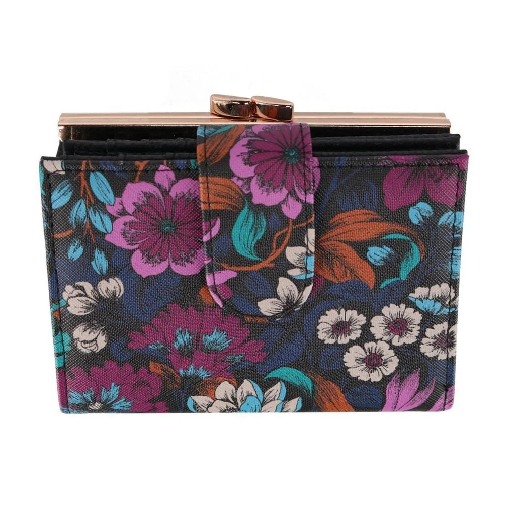 Buxton Women's Beautiful Vegan Leather Lexington Wallet 6