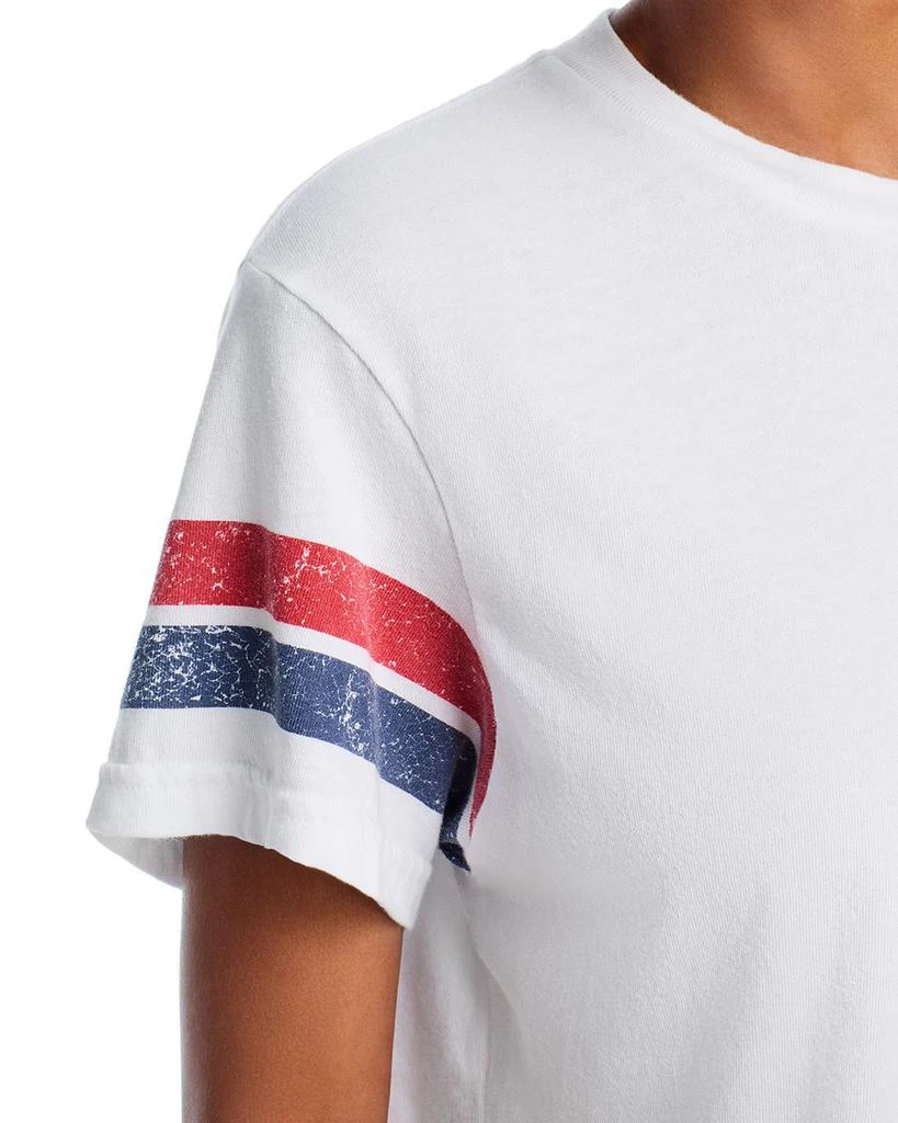 perfectwhitetee Lexi Athletic Stripe Cotton Tee 4