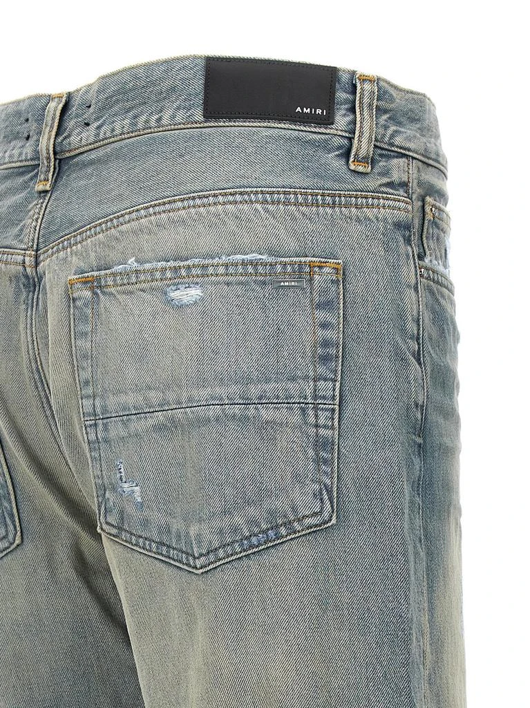 AMIRI Amiri Shotgun Distressed Straight Jeans 4
