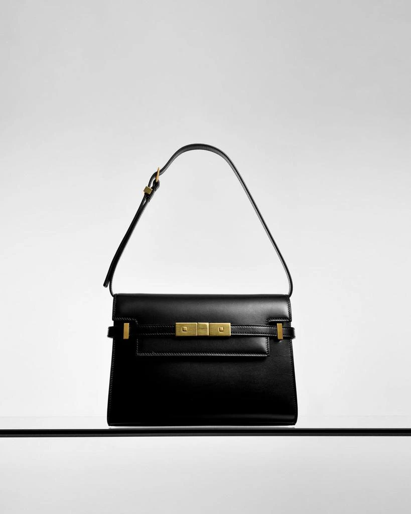 Yves Saint Laurent Manhattan Small Shoulder Bag in Smooth Leather 2