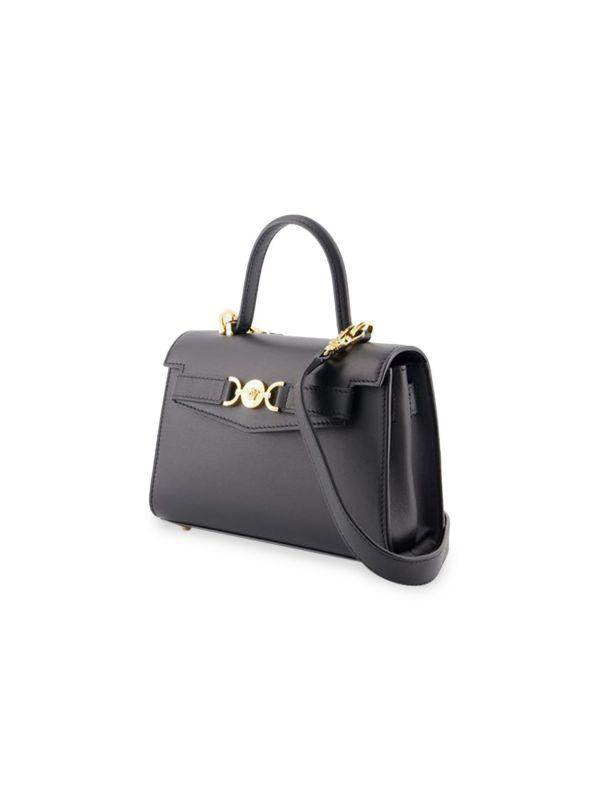 ハンドバッグ Small Top Handle Bag - Versace - Leather - Black Versace Small La Medusa Black Leather Top Handle Bag | eBay