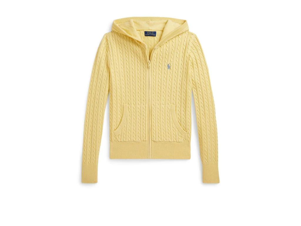 Ralph Lauren Mini-Cable Cotton Full-Zip Hoodie (Big Kid)