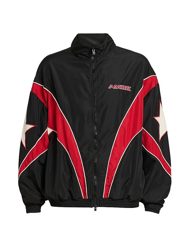 AMIRI Amiri Sport Appliqué Zip-Up Windbreaker