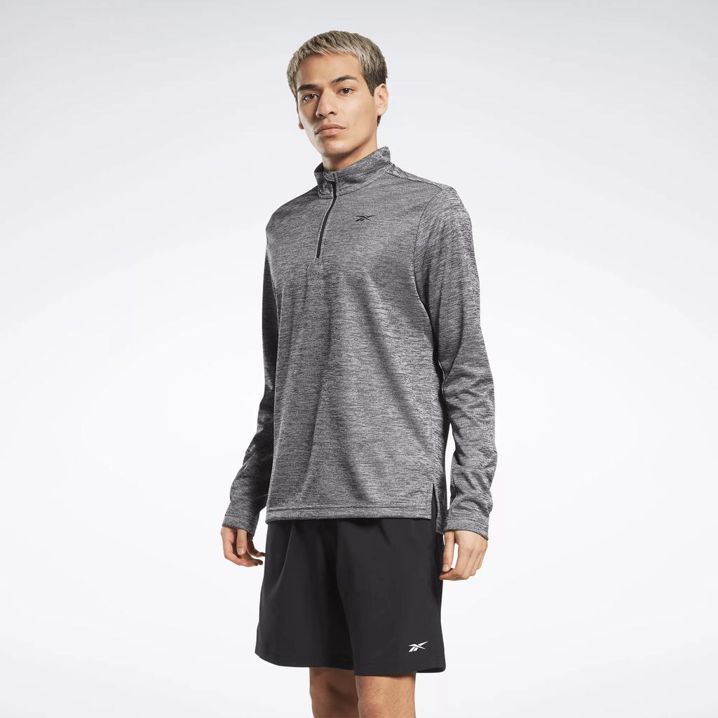 Reebok Men's Workout Ready Quarter-Zip Top