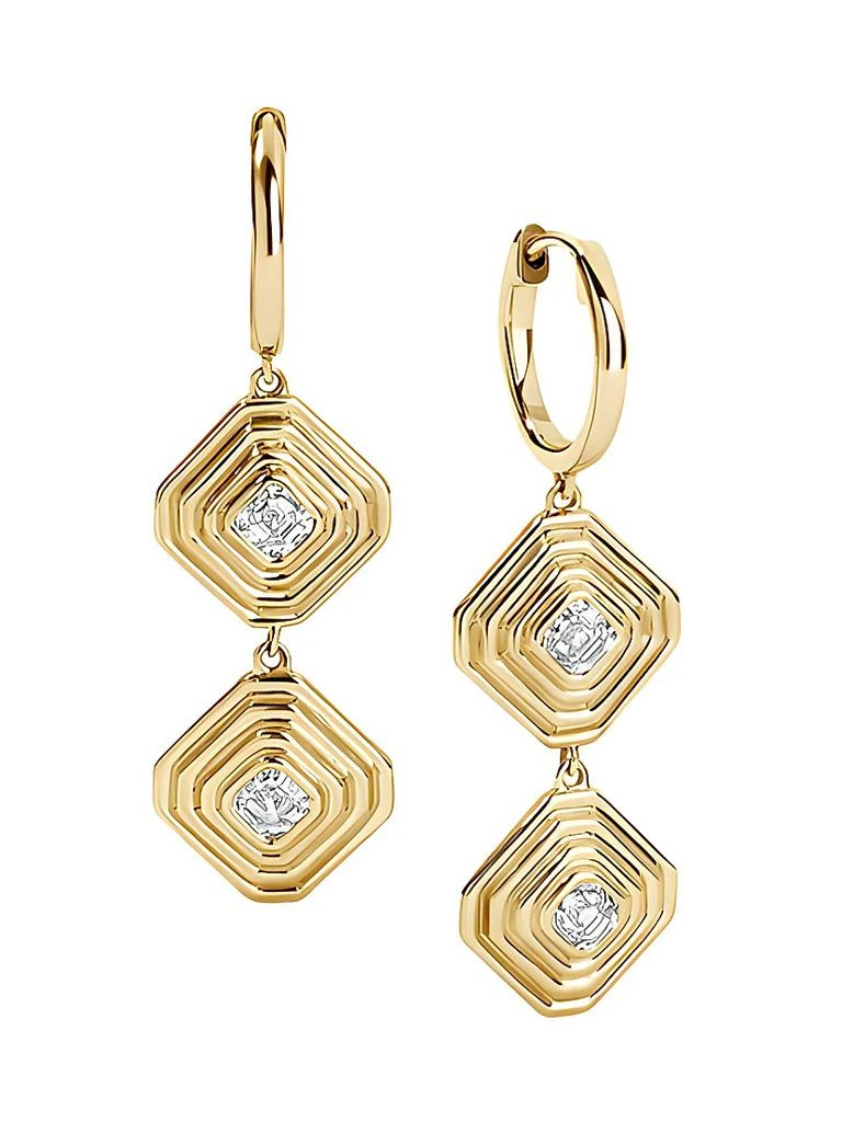 Stephanie Gottlieb 14K Yellow Gold & 1.10 TCW Diamond Drop Earrings 1