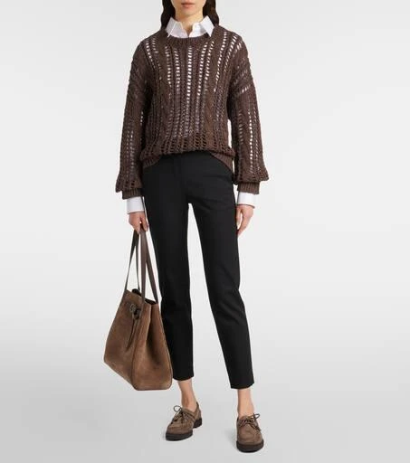 Brunello Cucinelli Sail Monili suede boat shoes 3