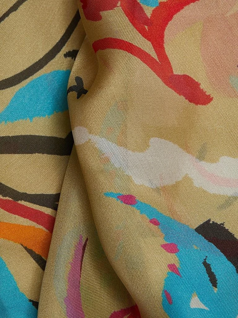 Jane Carr The Fauve Paisley Silk Scarf 3