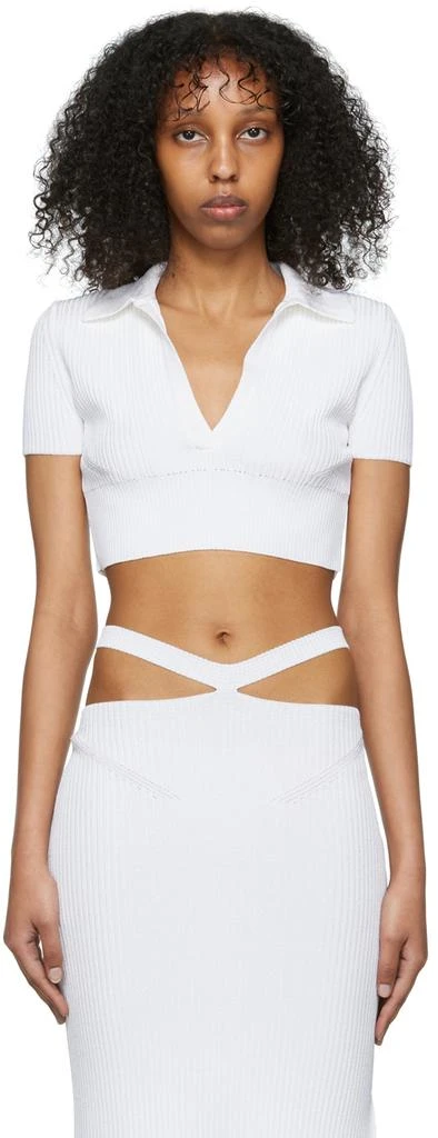 Anna October SSENSE Exclusive White Sicily Polo 1
