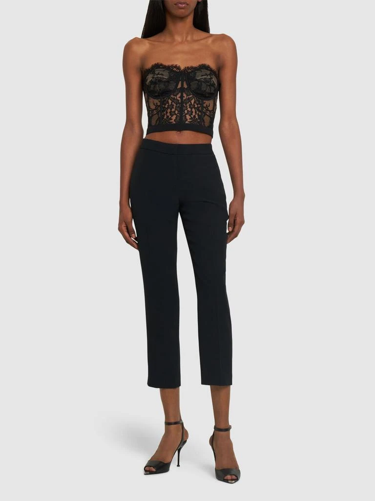 Alexander McQueen Strapless Lace Bustier Top 3