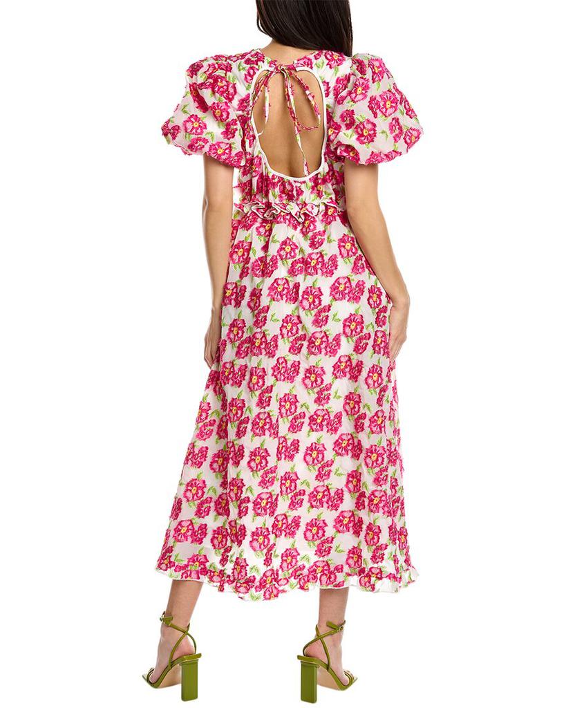 Sister Jane Scallop Shore Jacquard Midi Dress