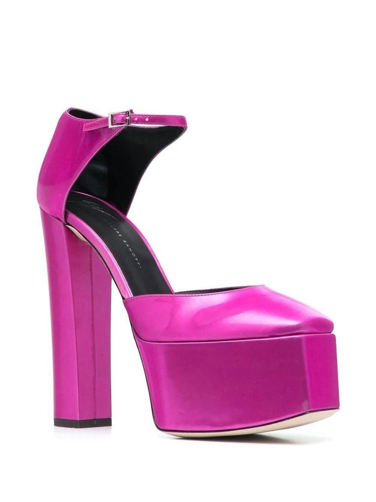 Giuseppe Zanotti Giuseppe Zanotti Leather Plateau Pumps 4