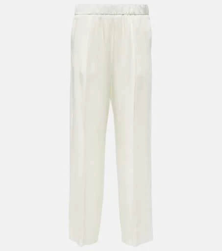 Jil Sander Satin straight pants 1