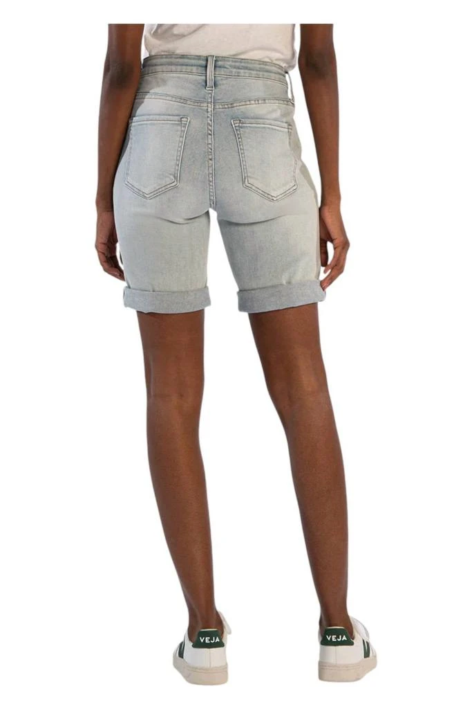 KUT from the Kloth Catherine Boyfriend Roll Up Short In Imagine Wash 3