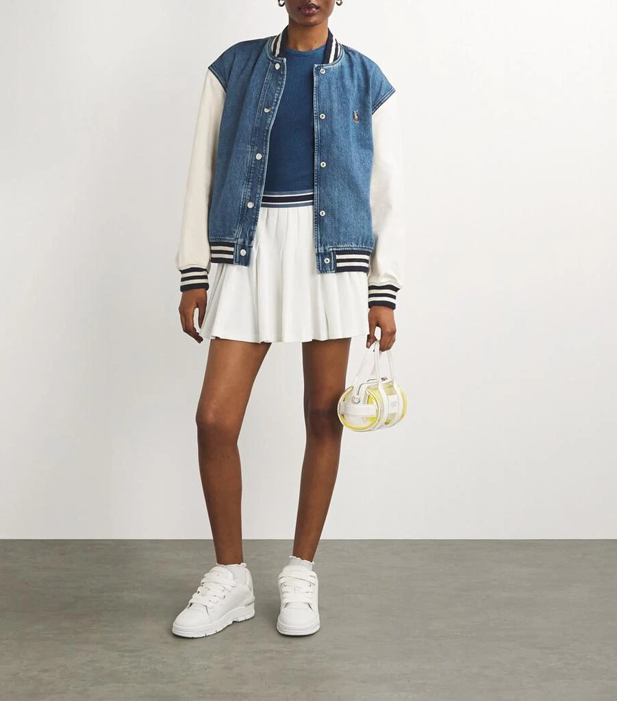 Ralph Lauren Denim Logo Bomber Jacket 2