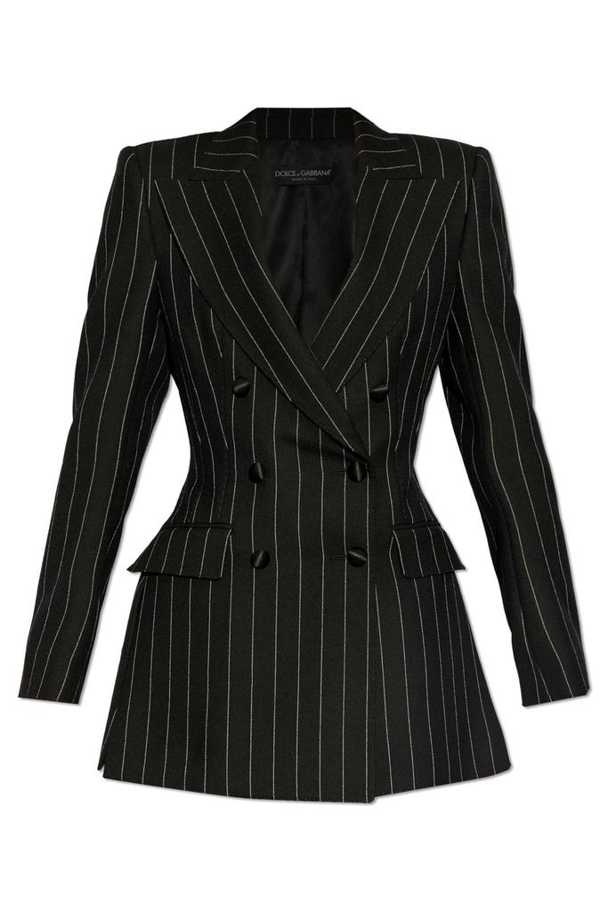 Dolce & Gabbana Belted cotton-blend gabardine jacket