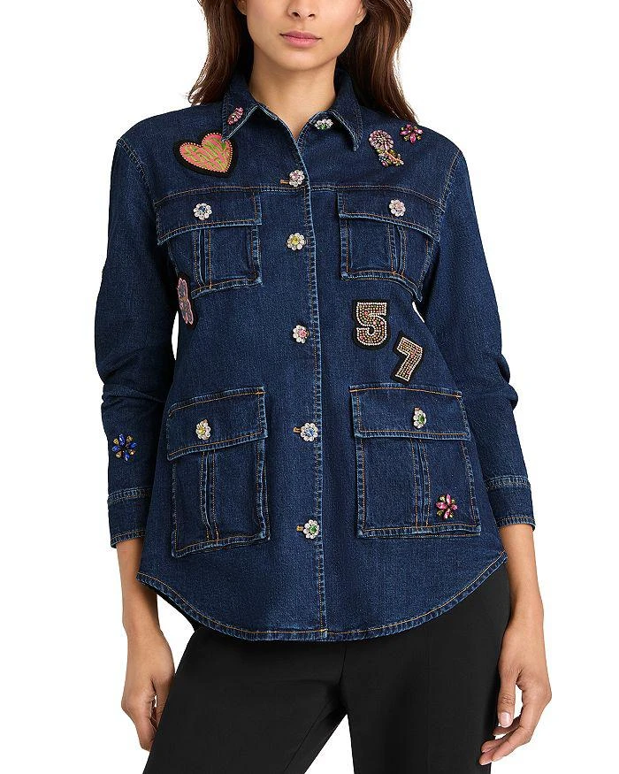 Cinq à Sept Retro Love Denim Vera Jacket