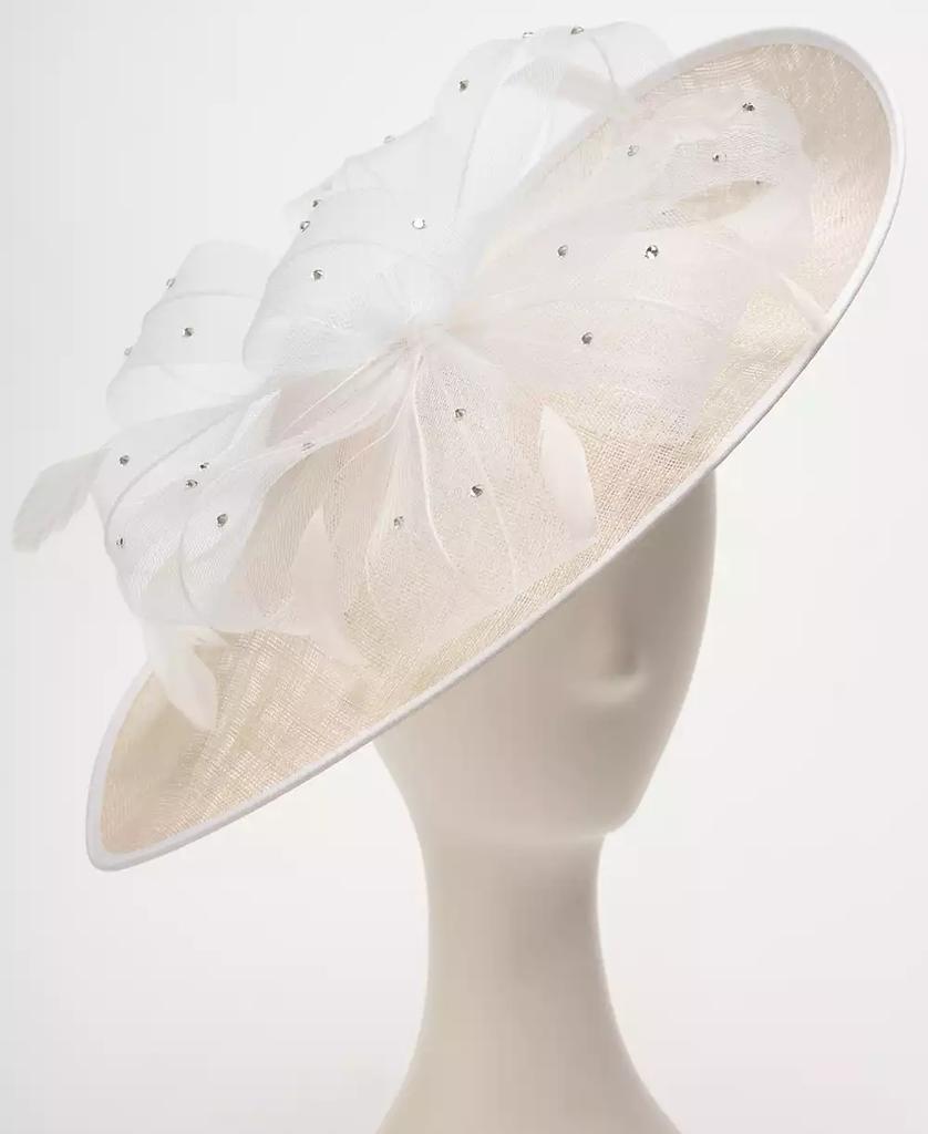 August Hat Company Embellished Sinamay Fascinator
