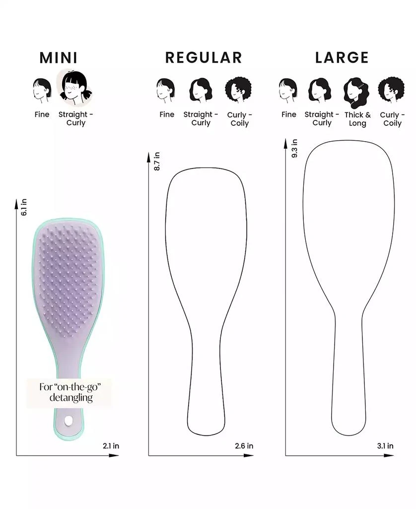 Tangle Teezer Mini Ultimate Detangler Hairbrush 4