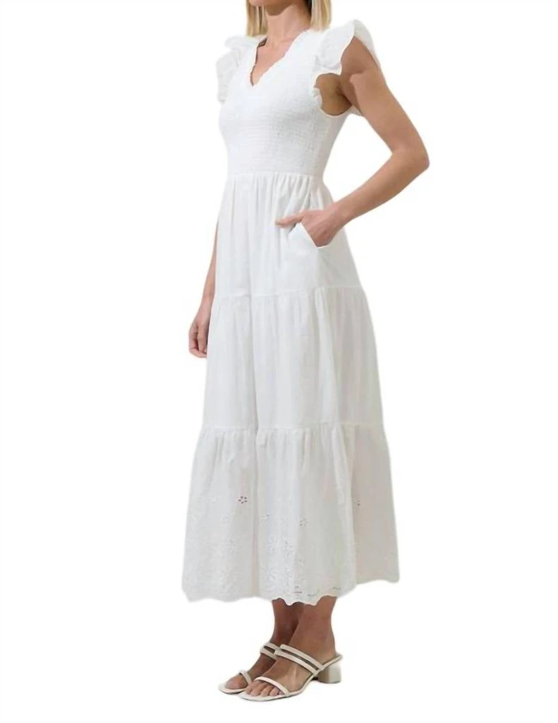 Sugarlips Sugarlips - Aleah Sunfire Tiered Midi Dress 3