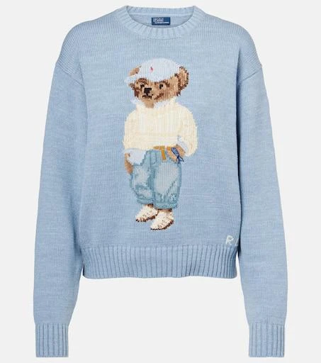 Ralph Lauren Polo Bear intarsia cotton sweater 1