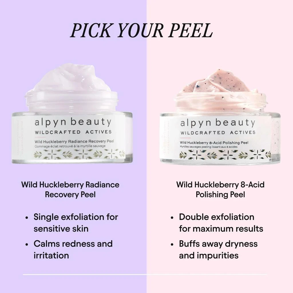 Alpyn Beauty Wild Huckleberry Radiance Recovery Peel 13