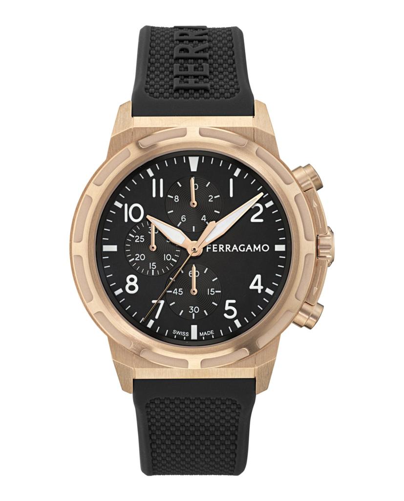 Salvatore Ferragamo Ferragamo Sport Chrono Silicone Watch