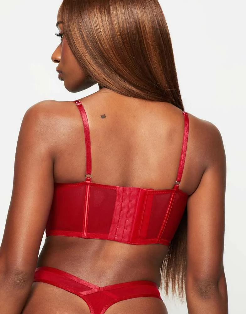 Ann Summers Ann Summers Icon padded corset in red 3