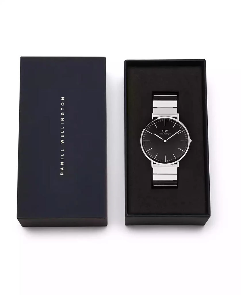 Daniel Wellington Men's Analog Silver Tone Stainless-Steel Watch, 40mm 6