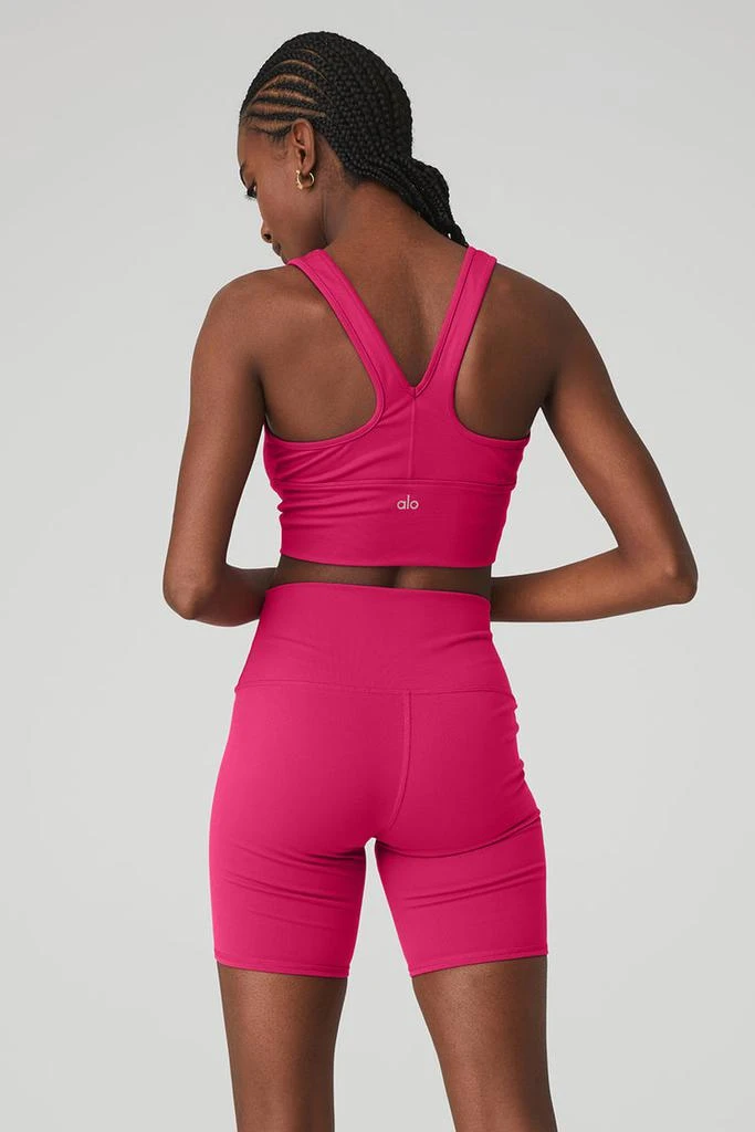 Alo Wild Thing Bra - Charcoal Green 3