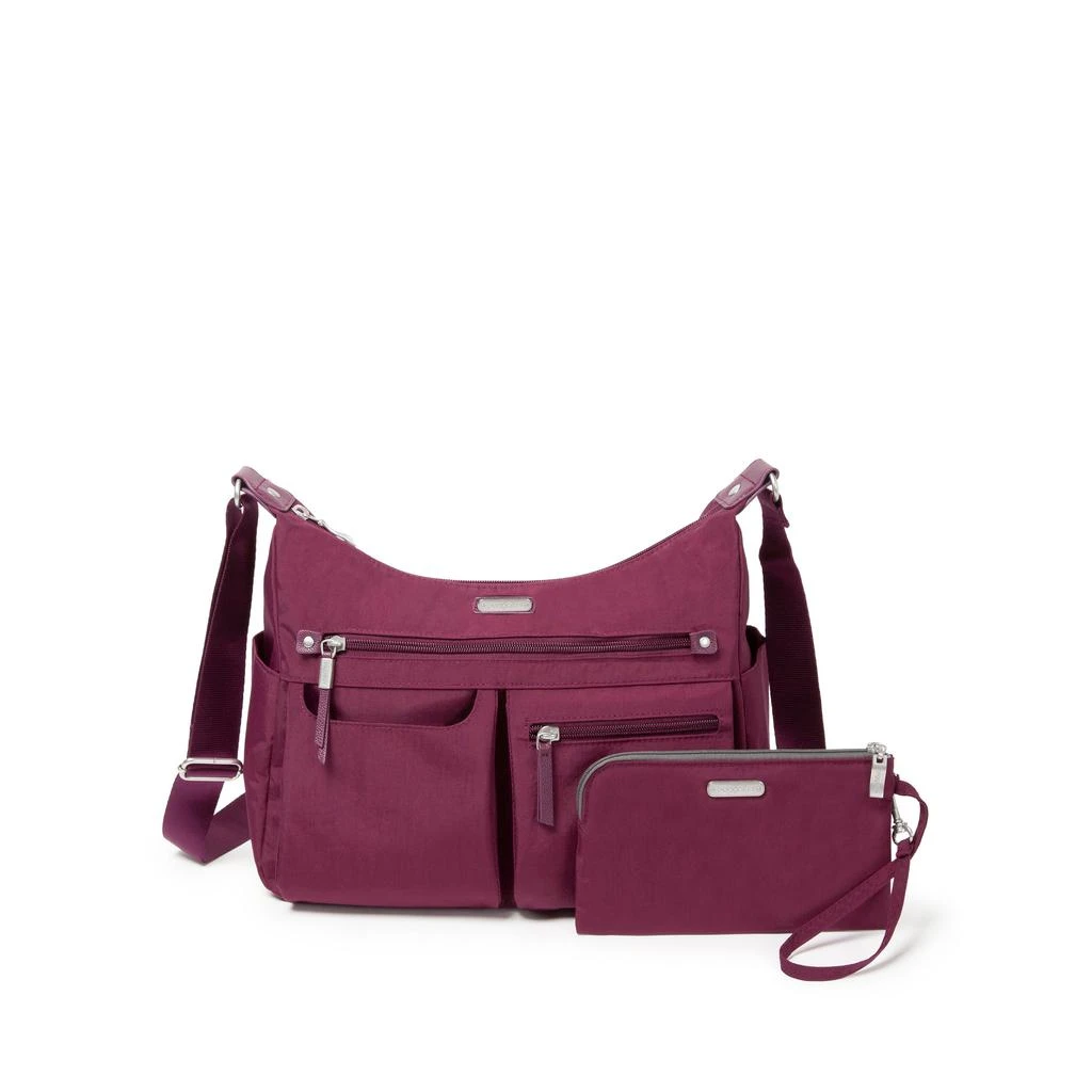 Baggallini Women's Anywhere Large Hobo Handbag with RFID Wristlet 9