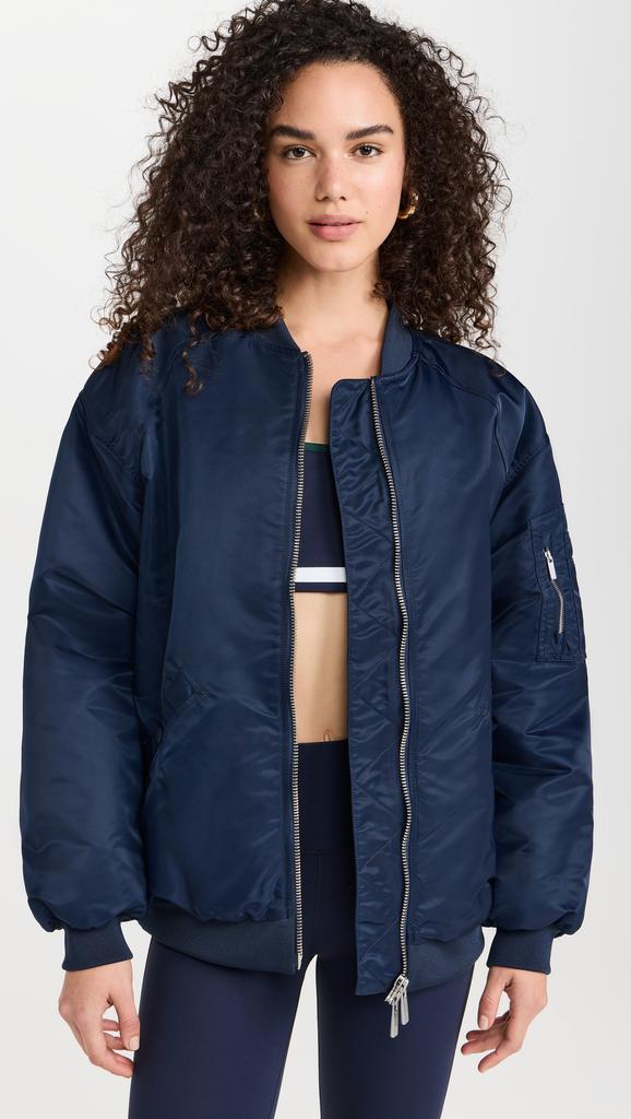 SWEATY BETTY City Longline Bomber Jacket