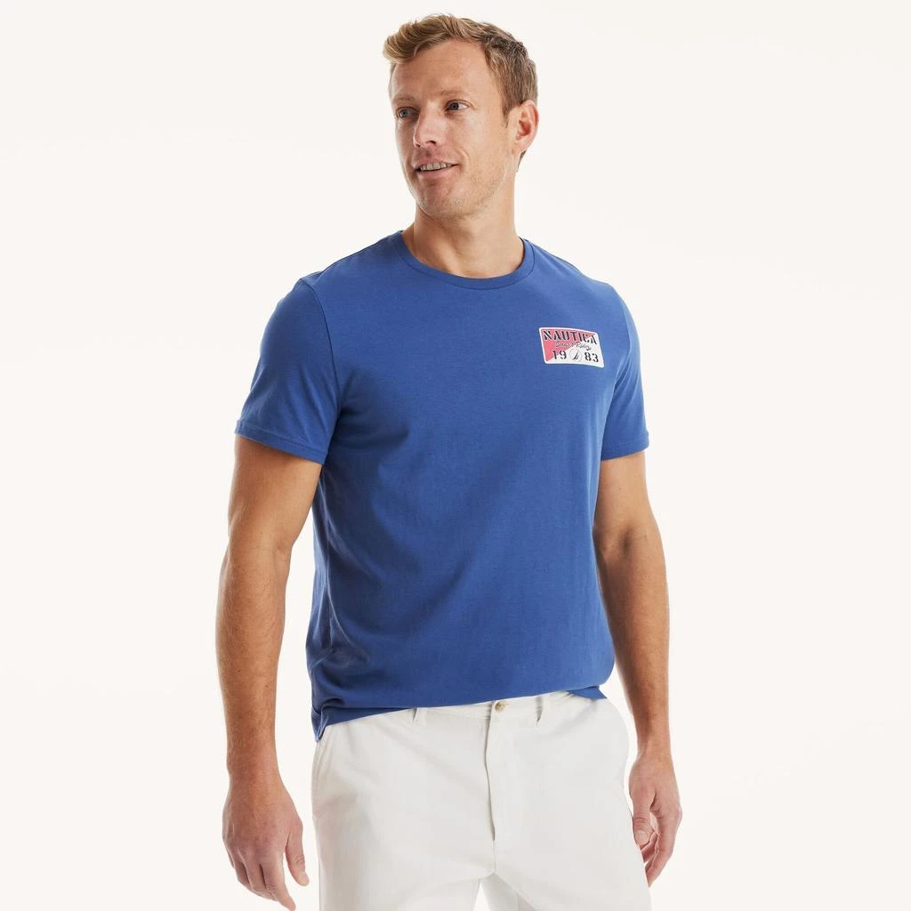 Nautica Mens Big & Tall Beach Vibe Graphic T-Shirt 2