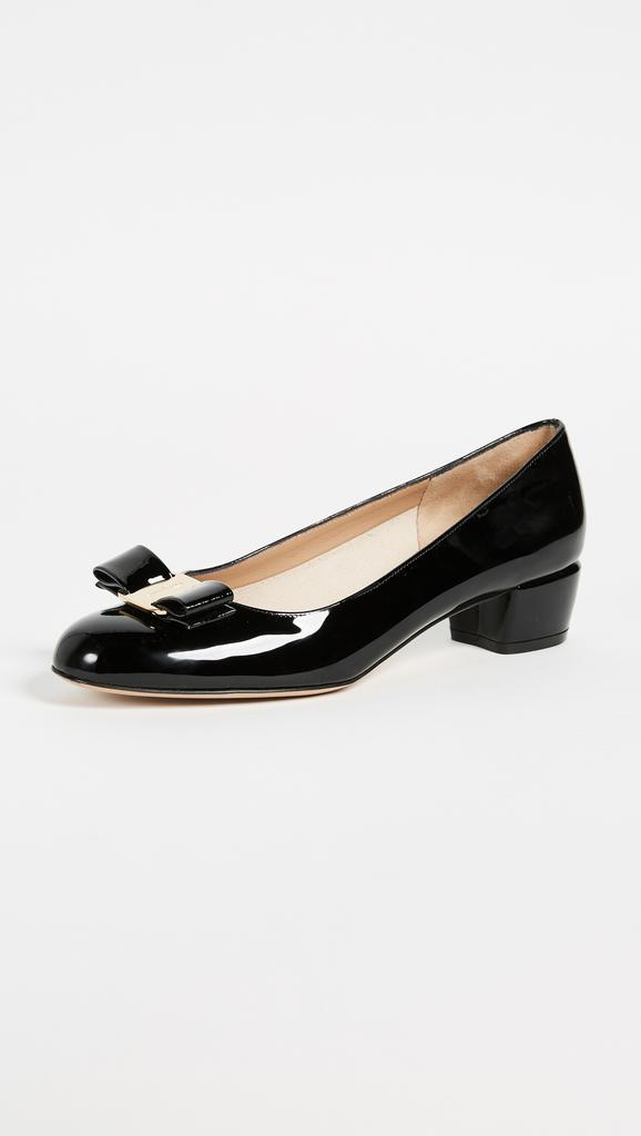 Salvatore Ferragamo Vara 黒 7 1/2 Salvatore Ferragamo Vara Low Pumps Nero 7 - High Heels