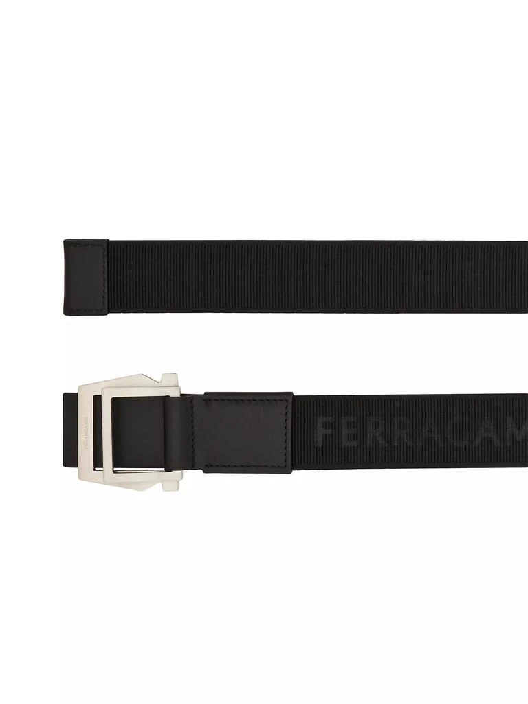 Salvatore Ferragamo Cut-to-Size Logo Grosgrain Belt 4