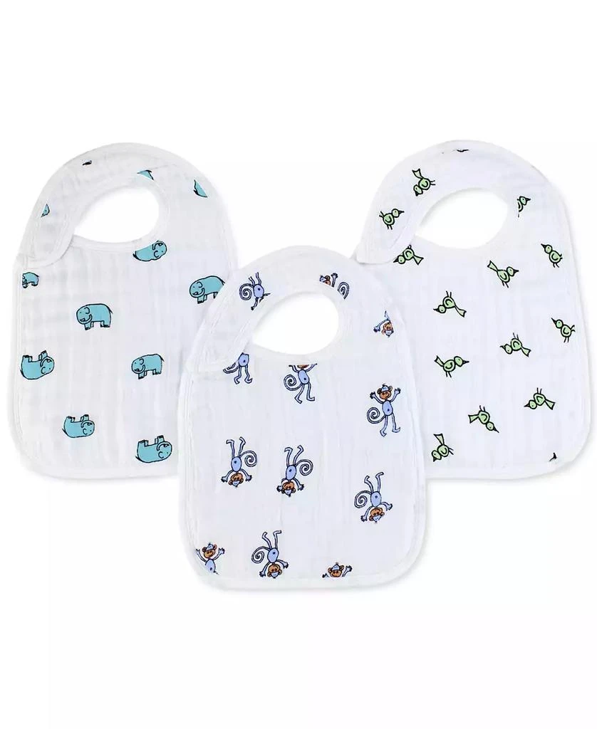 aden + anais Baby Boys or Baby Girls Jungle Bibs, Pack of 3 1