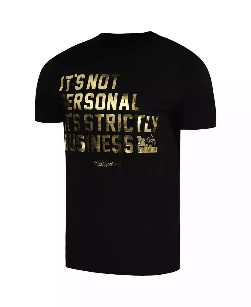 Contenders Clothing Men's Black The Godfather Strictly Business T-shirt 3
