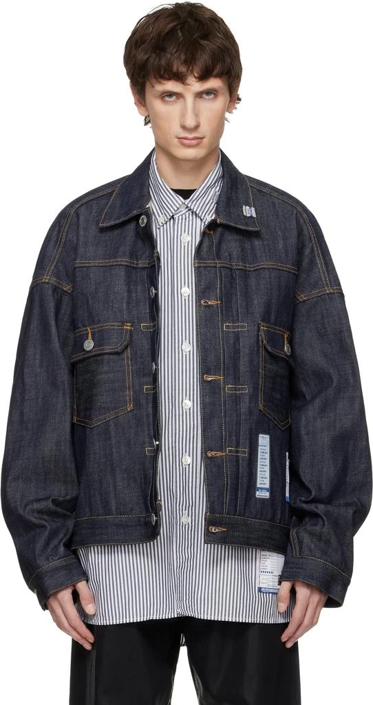 Maison MIHARA YASUHIRO Blue Selvage Denim Jacket