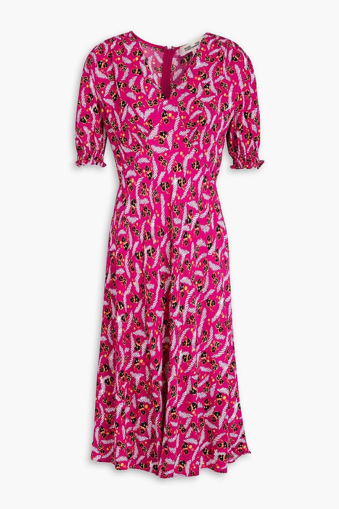 Diane von Furstenberg Jemma printed crepe dress