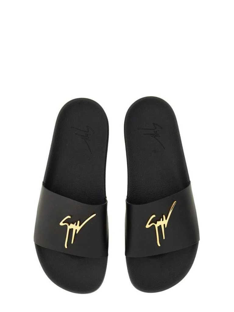 Giuseppe Zanotti Giuseppe Zanotti Brett Slide Sandal With Logo 2