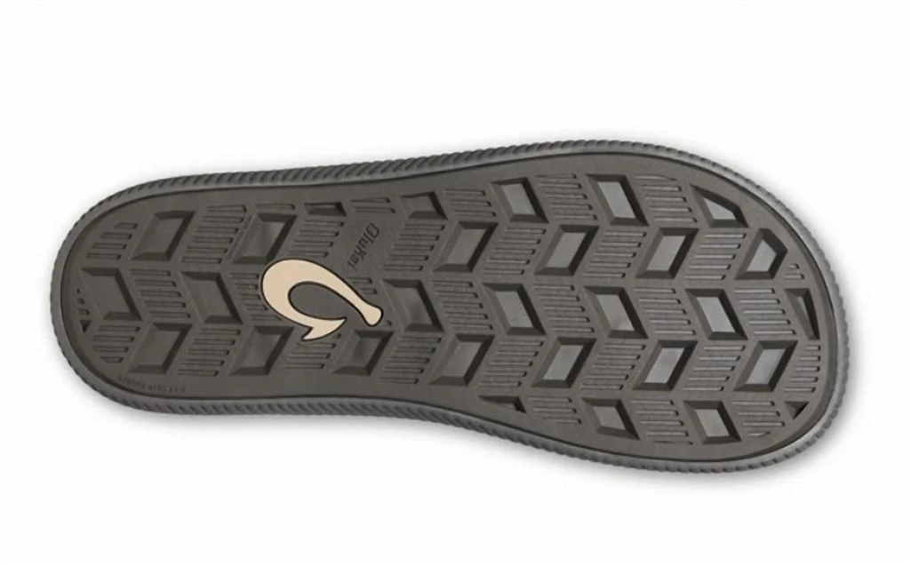 OluKai Men
s Ulele Sandal In Dark Shadow/black 4
