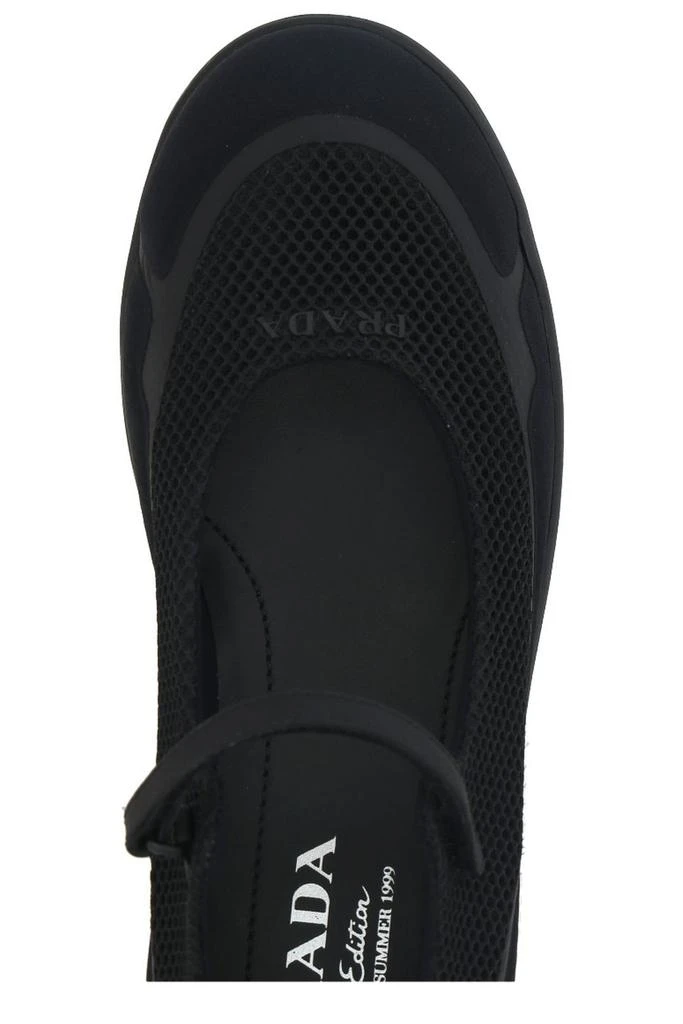 Prada Prada Round-Toe Mesh Ballerinas 4