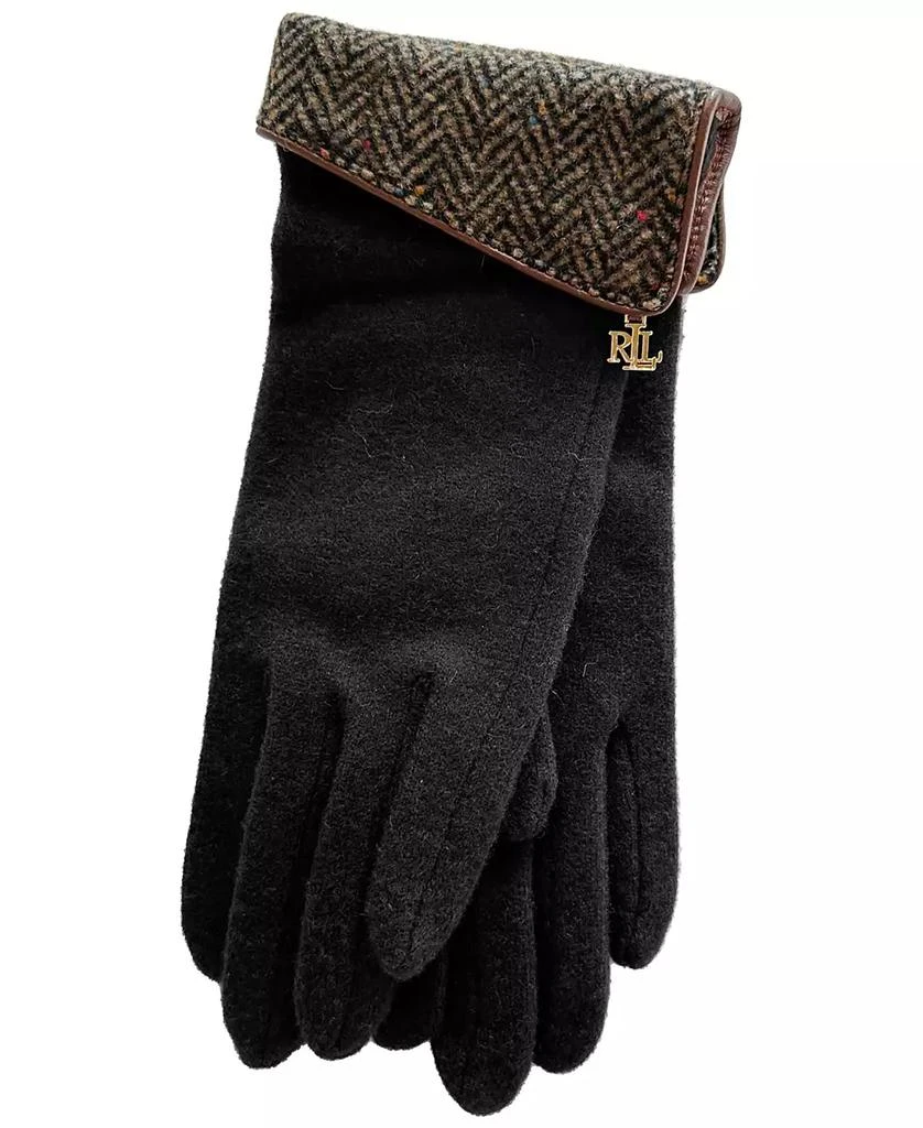 Ralph Lauren Pattern Cuff with Logo Charm Glove 1