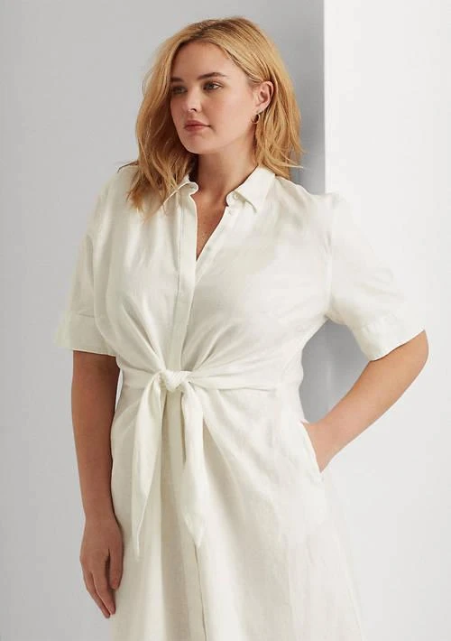 Ralph Lauren Ralph Lauren Plus Size Linen Shirt Dress 3