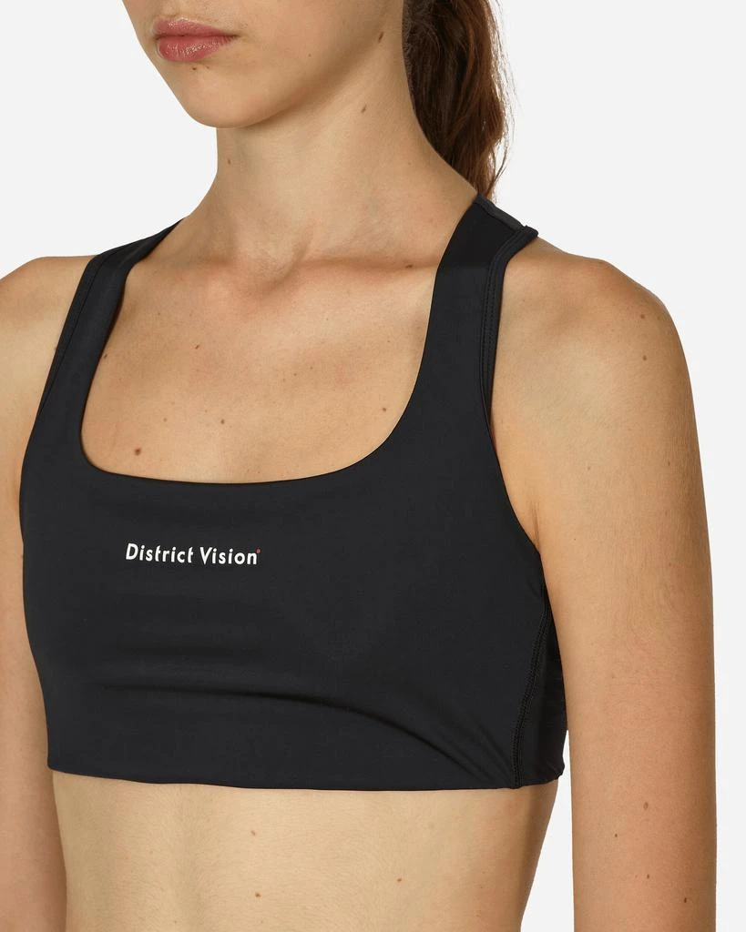 District Vision Twin Layer Medium Support Bra Black 5