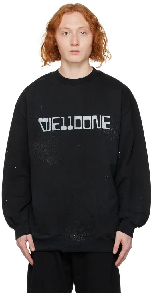 We11done Black Future Sweatshirt 1